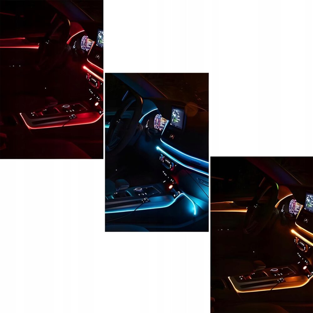 Auto salona apgaismojuma komplekts