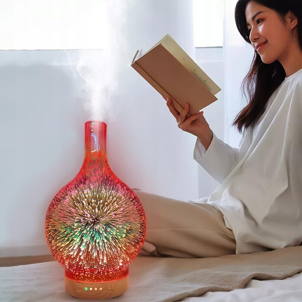 Ultraskaņas gaisa mitrinātājs ar RGB spīdumu