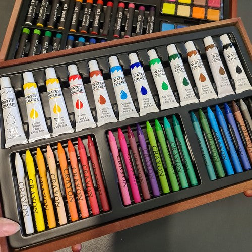 Zīmēšanas komplekts čemodānā