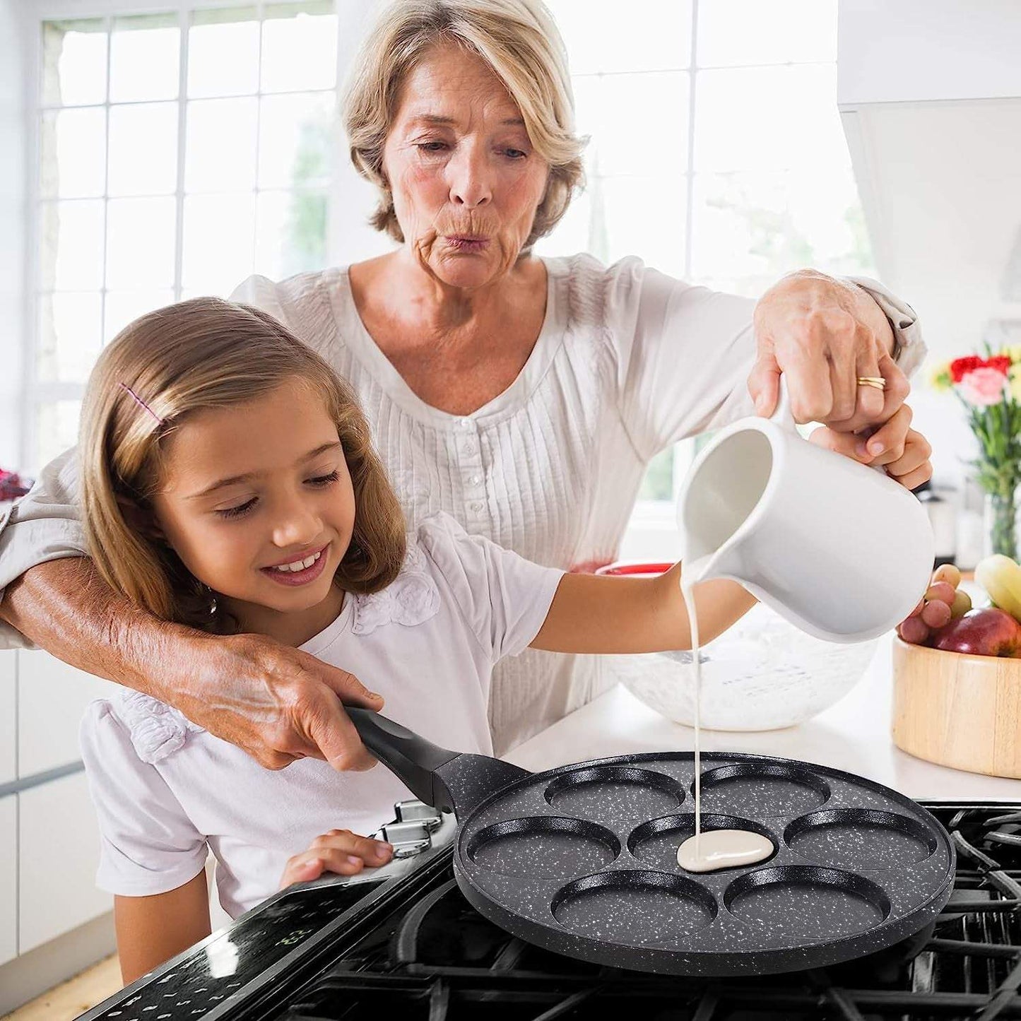 Panna cepšanai ar 7 gatavošanas zonām