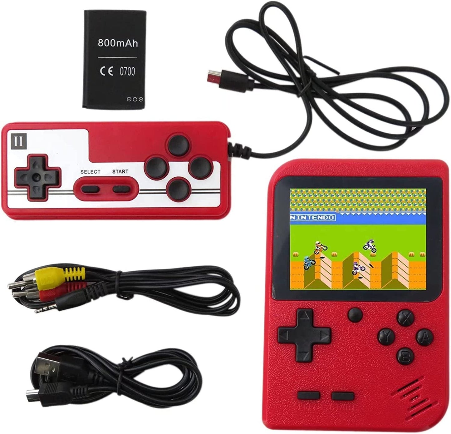 Retro spēļu konsole ar papildus pulti 400 spēles