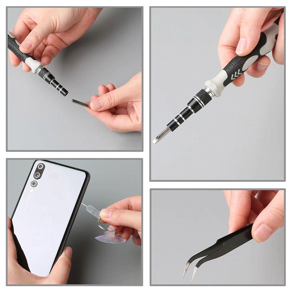 Skrūvgriežu komplekts 115 gab.