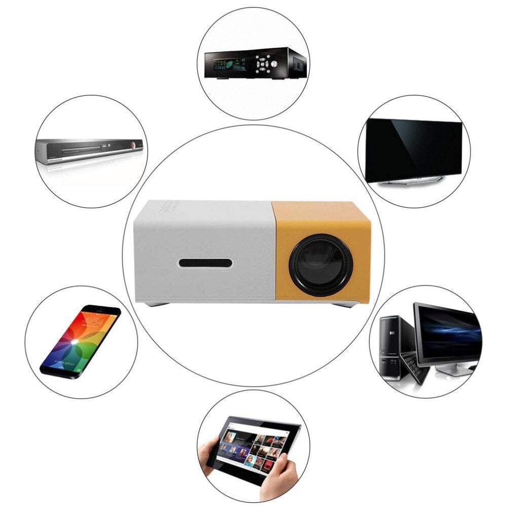 Portatīvais projektors 24-60inch, Full HD 1920x1080