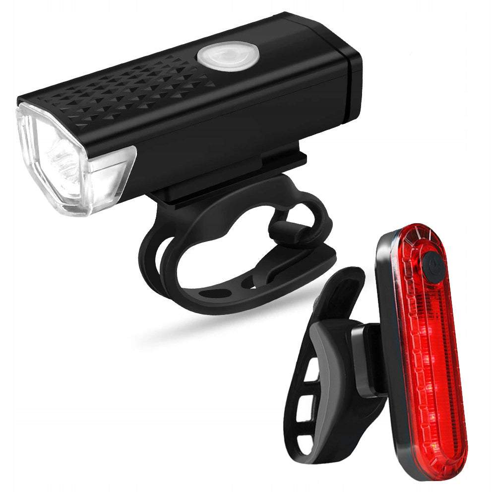 Velosipēda lukturi priekšējais + aizmugurējais