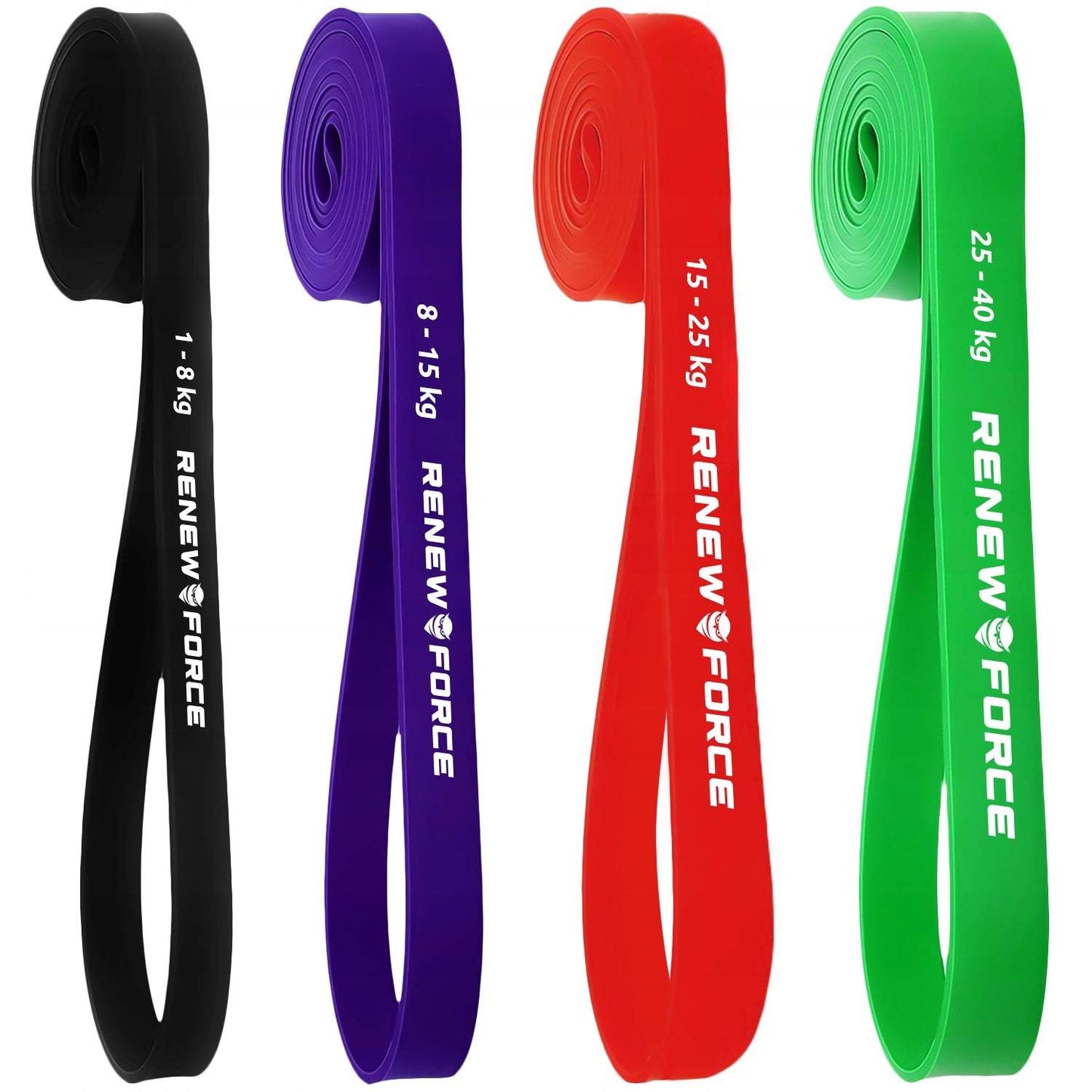 Treniņu pretestības gumiju komplekts, 4gab