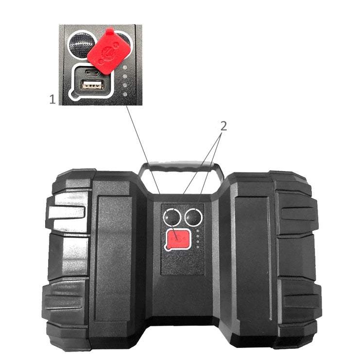 Lukturis ar akumulatoru taisnstura