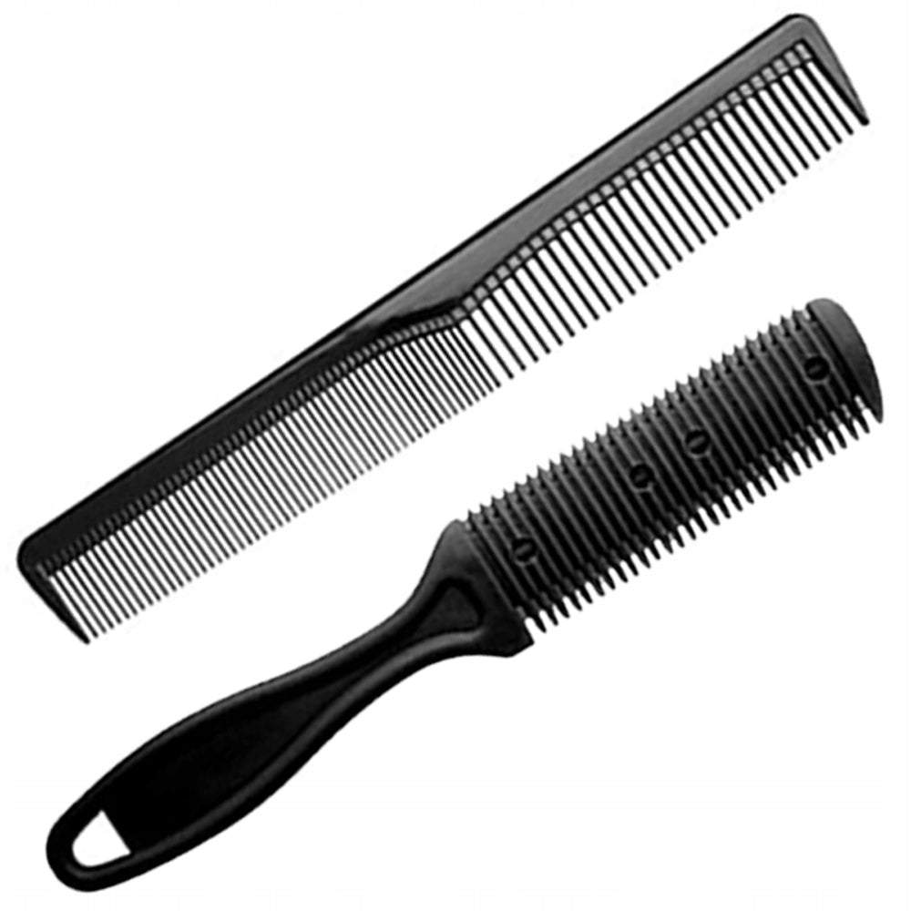 Matu griešanas komplekts (frizieru šķēres, ķemmes, priekšauts)