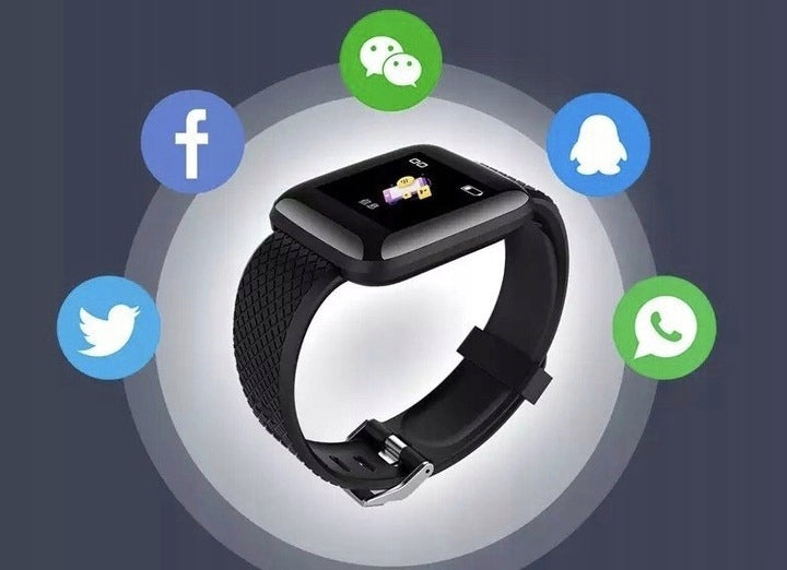 Viedpulkstenis Smart-Watch pedometrs, pulsa mērītājs