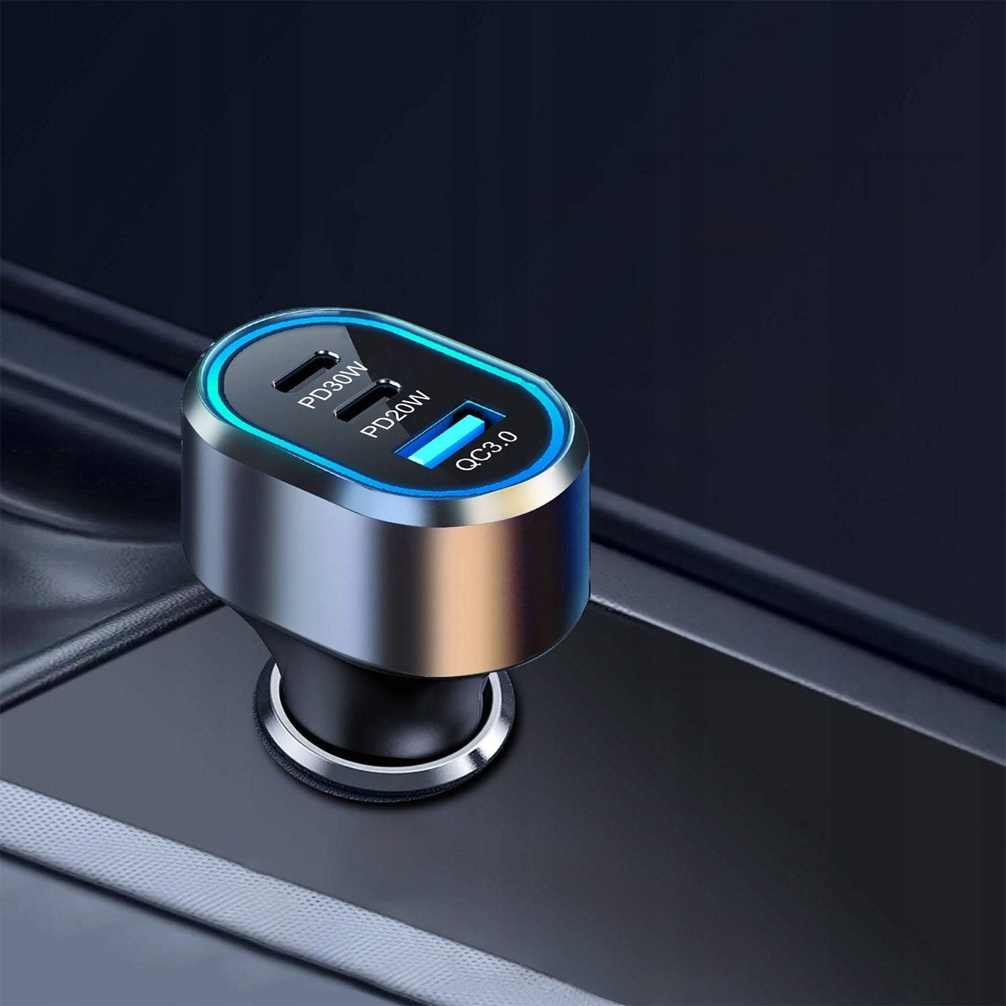 Auto lādētājs ar 6 pieslēgvietām