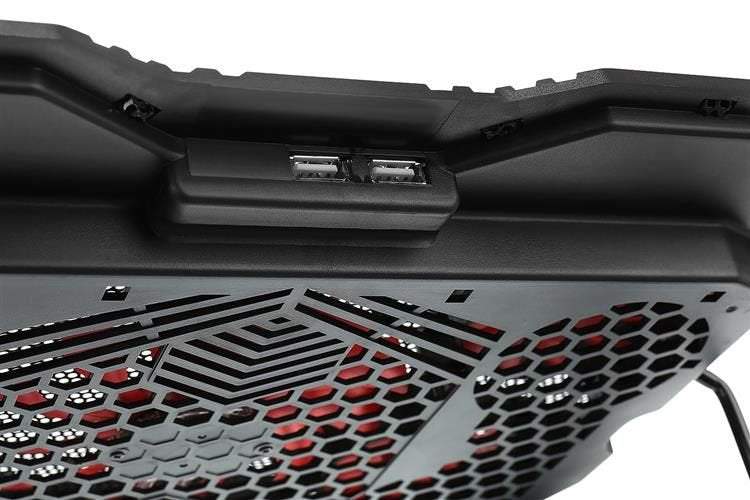 Dzesēšanas paliktnis klēpjdatoriem ar ātruma kontroli