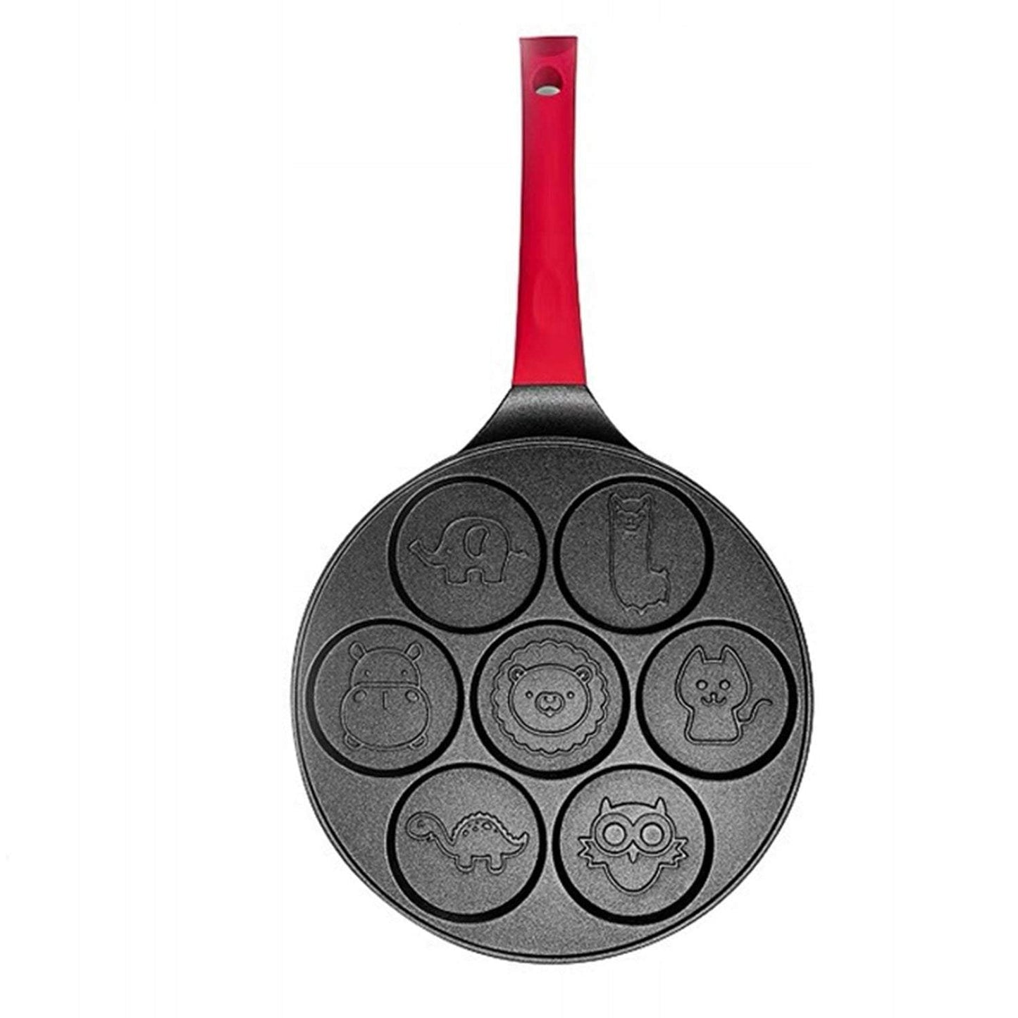 Pankūku panna ar dažādu zvēriņu zīmējumiem