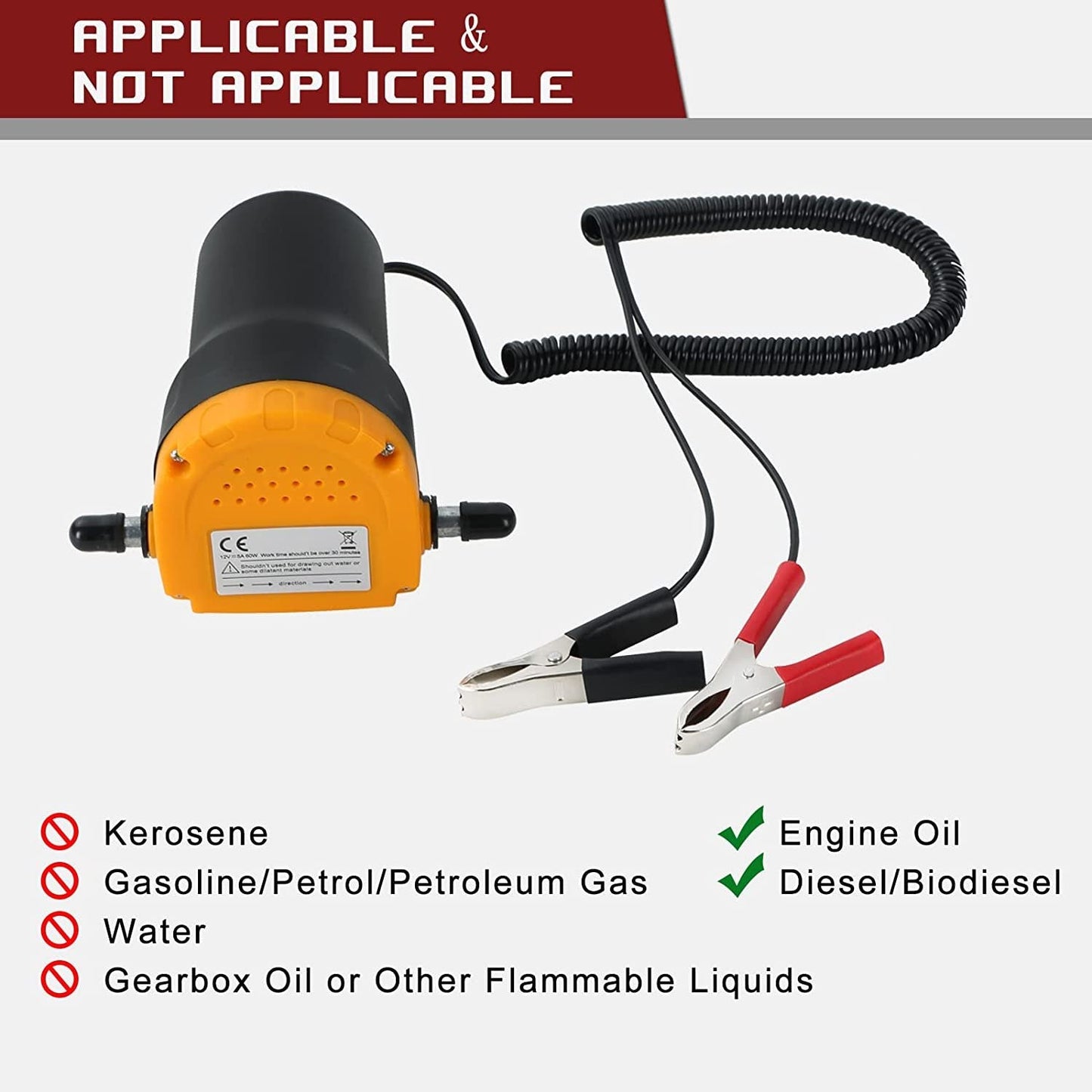 Automašīnas eļļas sūknis - škidrumu sūknis elektriskais