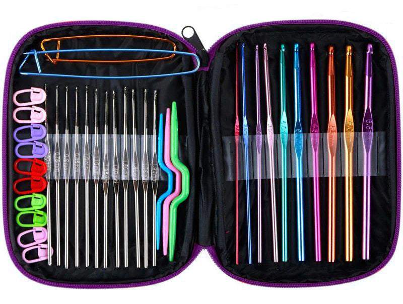 Tamborēšanas komplekts 30 elementi (tamboradatas, šķēres, adatas)