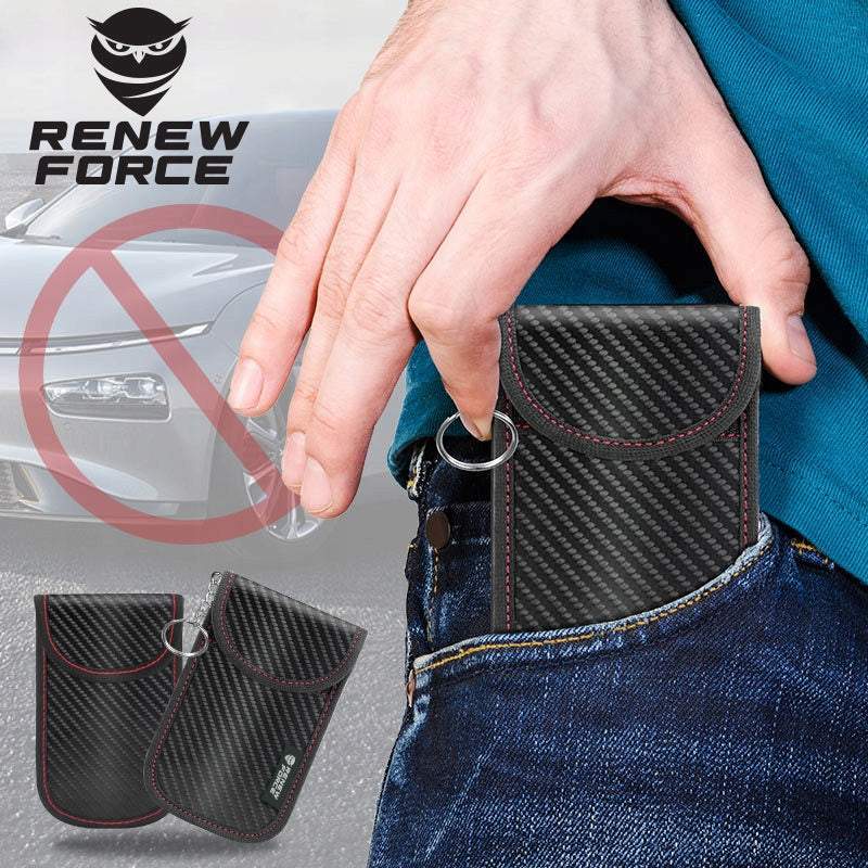 Pretzagšanas maciņš atslēgām un kartēm ar RFID aizsardzību