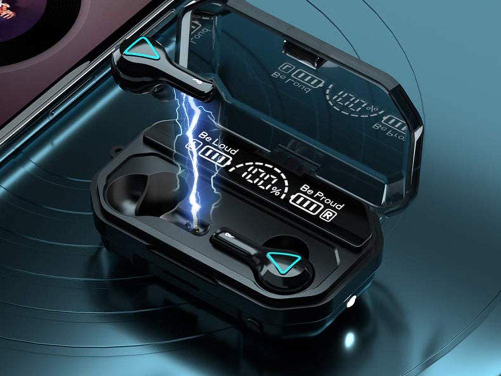 Bezvadu austinas ar powerbank kasti