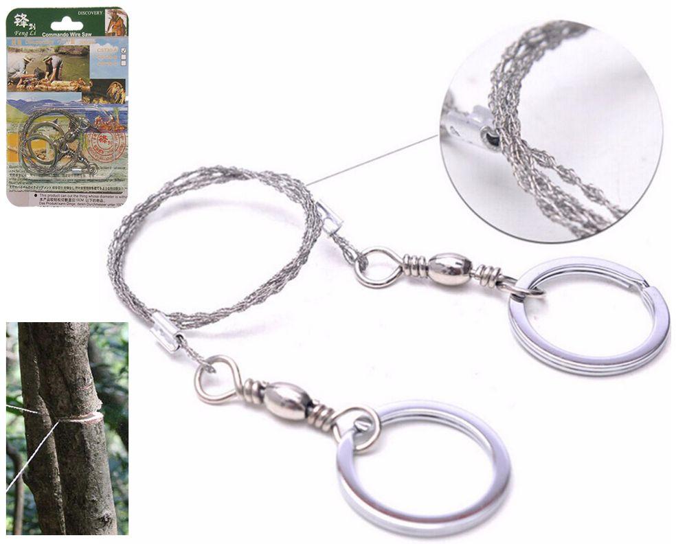 Rokas stīgas zāģis, kempingam, izdzīvošanai