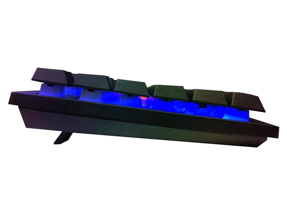 Spēļu klaviatūra RGB LED ar vadu