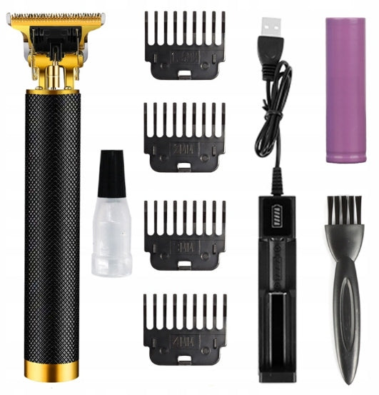 Matu un bārdas trimmeris, bezvadu griežamā skūšanās mašīna ar akumulatoru un ekrānu