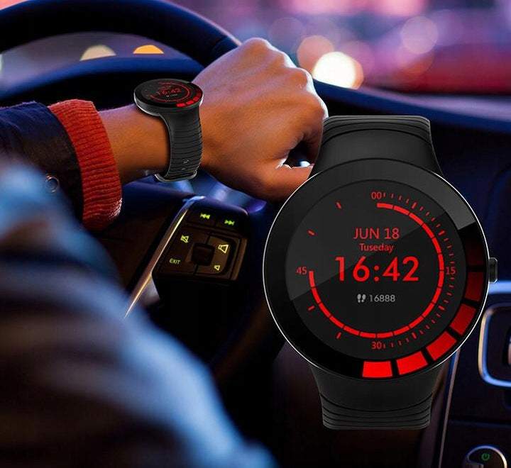 Viedpulkstenis smart-watch ūdensizturīgs, pulsometrs, soļu skaitītājs