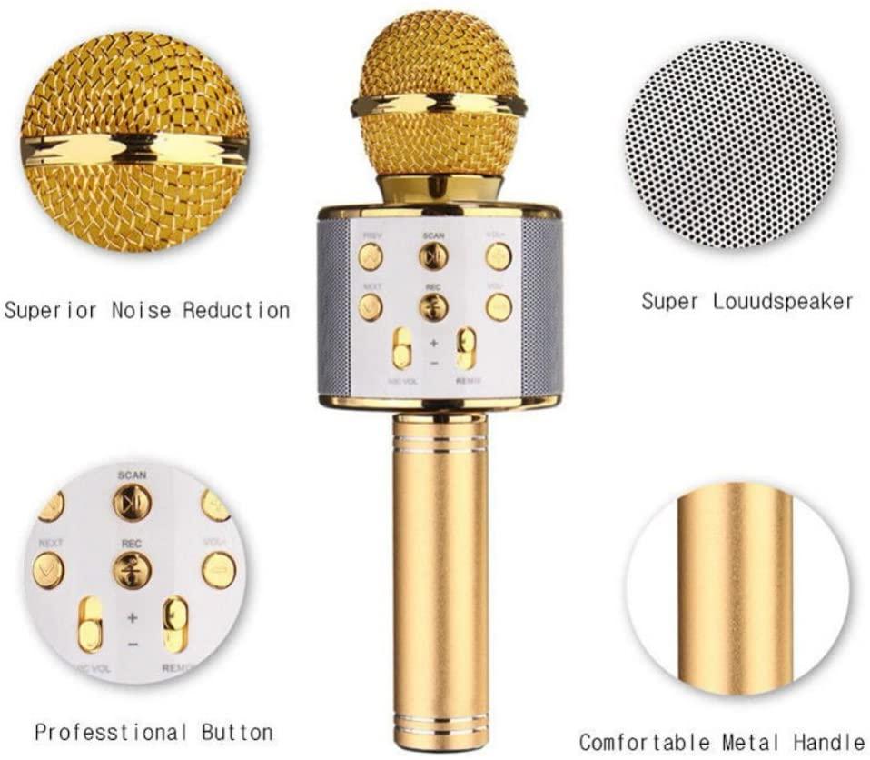 Bezvadu karaoke mikrofons