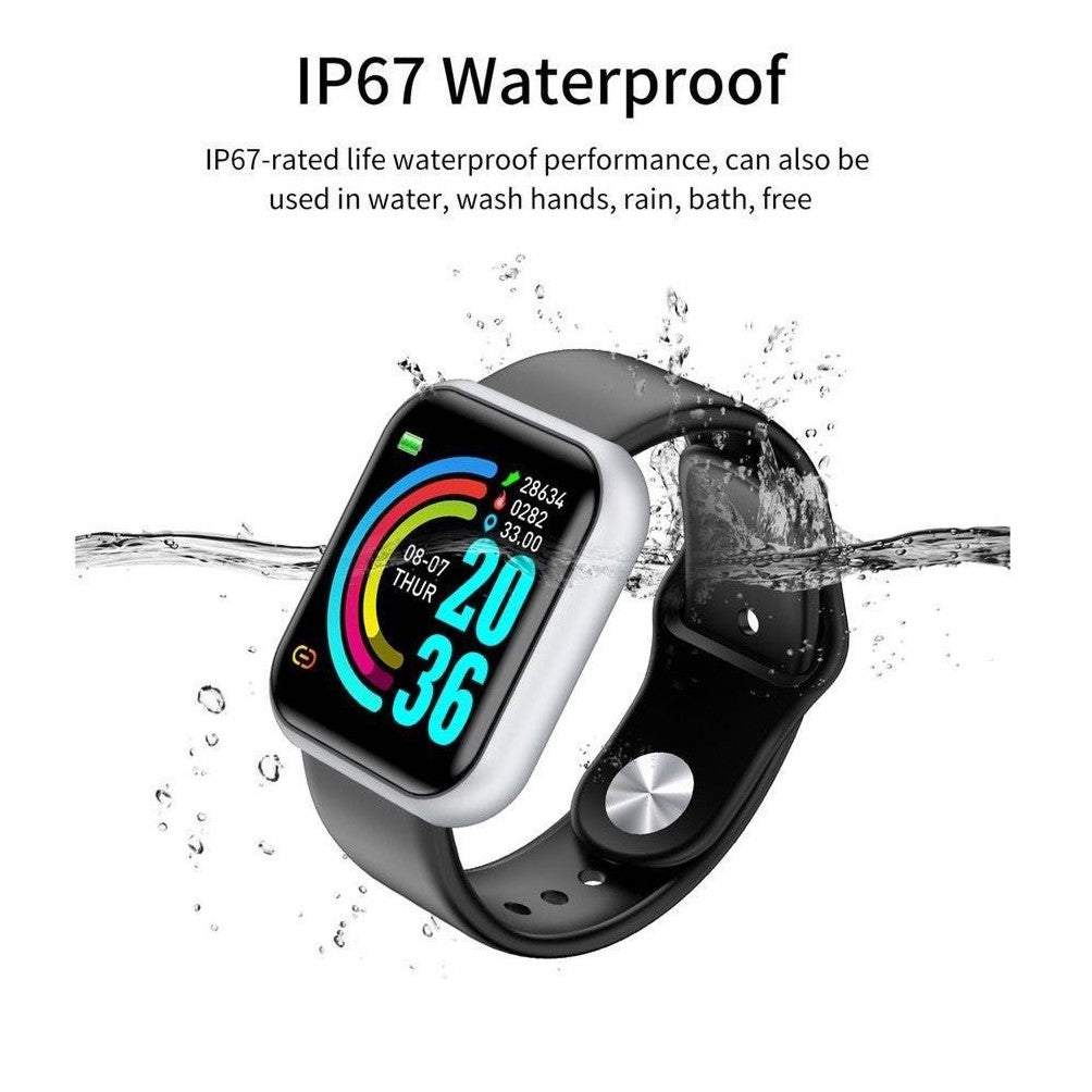 Viedpulkstenis Smart-Watch ūdensizturīgs ar pedometra, miega un pulsa mērītāja funkciju