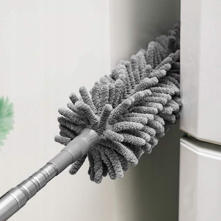 Teleskopiskā putekļu slota ar 3 uzgaļiem