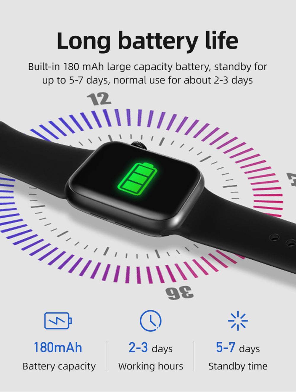 Viedpulkstenis smart-watch iWatch 6 44mm pedometrs, pulsa mērītājs