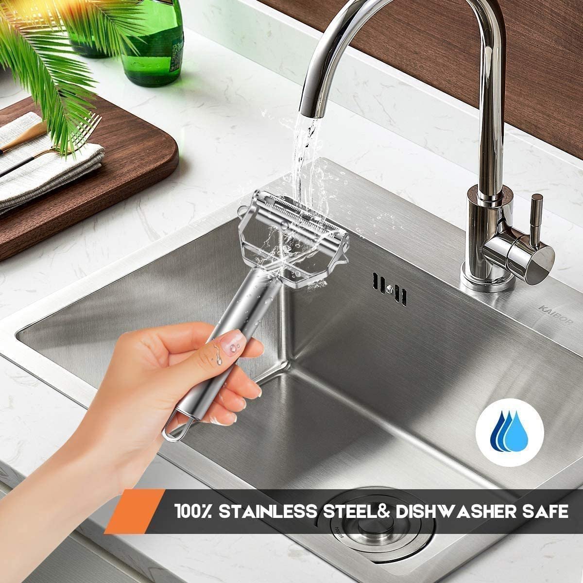 Dārzeņu mizotājs titāna