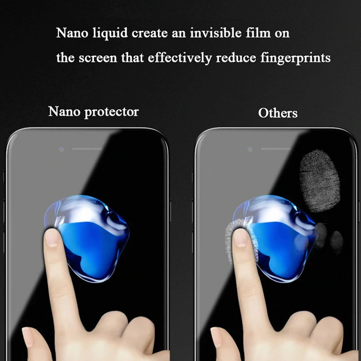 Nano kristāla šķidrais stikls 9h aizsargstikls viedierīcei