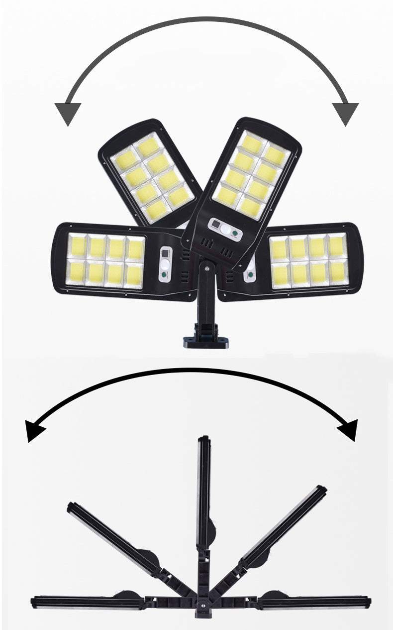 Ārā LED lampa ar saules paneli, kustības un krēslas sensoru - 160 COB