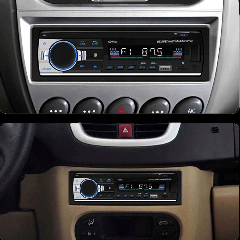 Auto magnetola radio ar tālvadības pulti