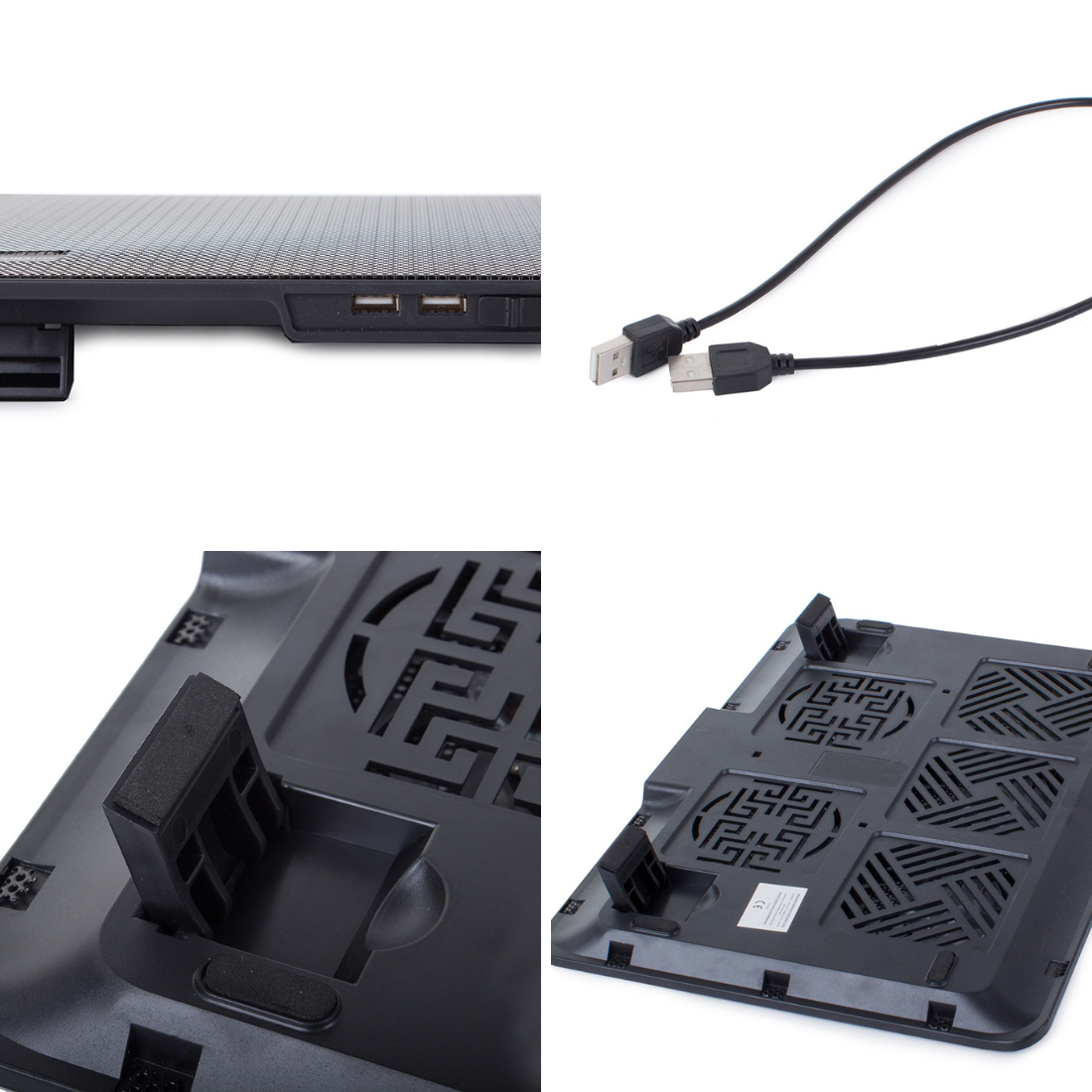 Klēpjdatora dzesētājs ar 5 ventilatoriem