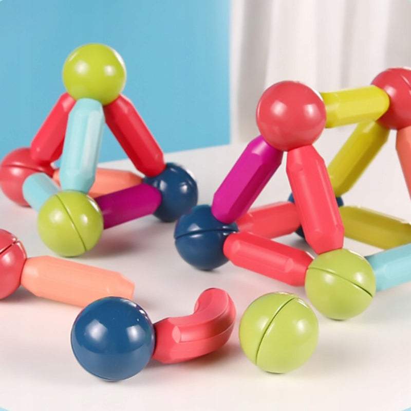 Magnētisko bloku komplekts 64 elementi