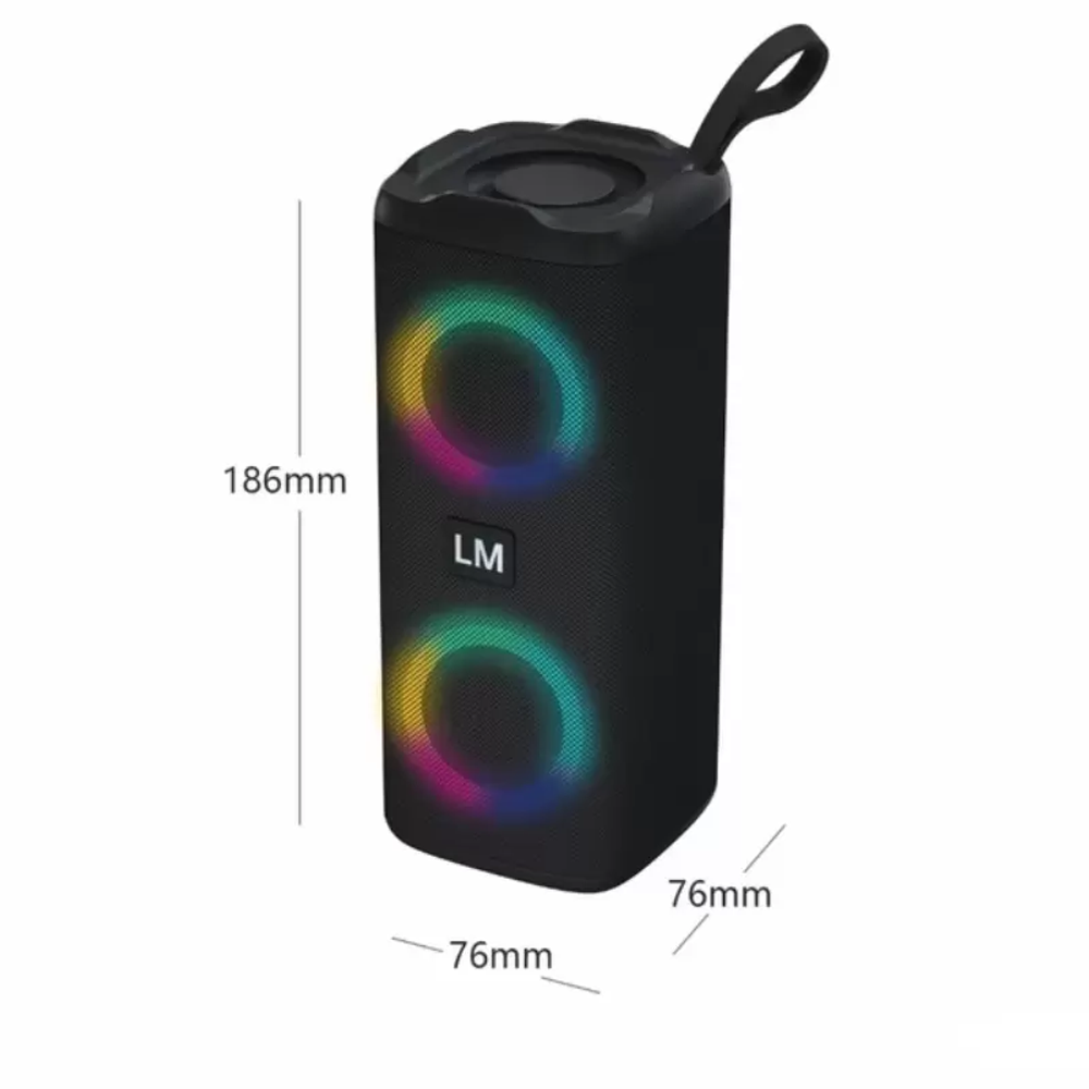 Bezvadu skaļrunis Bluetooth RGB spīdīgs