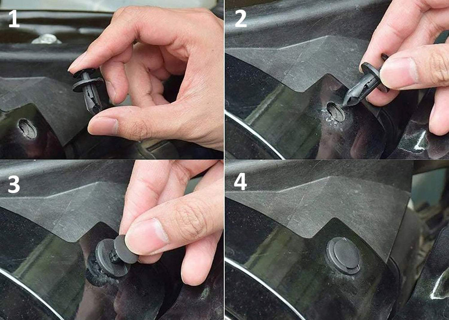 Automašīnas tapu komplekts ar izvilcējiem