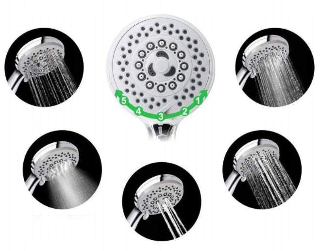 Dušas klausule ar 5 masāžas režīmiem