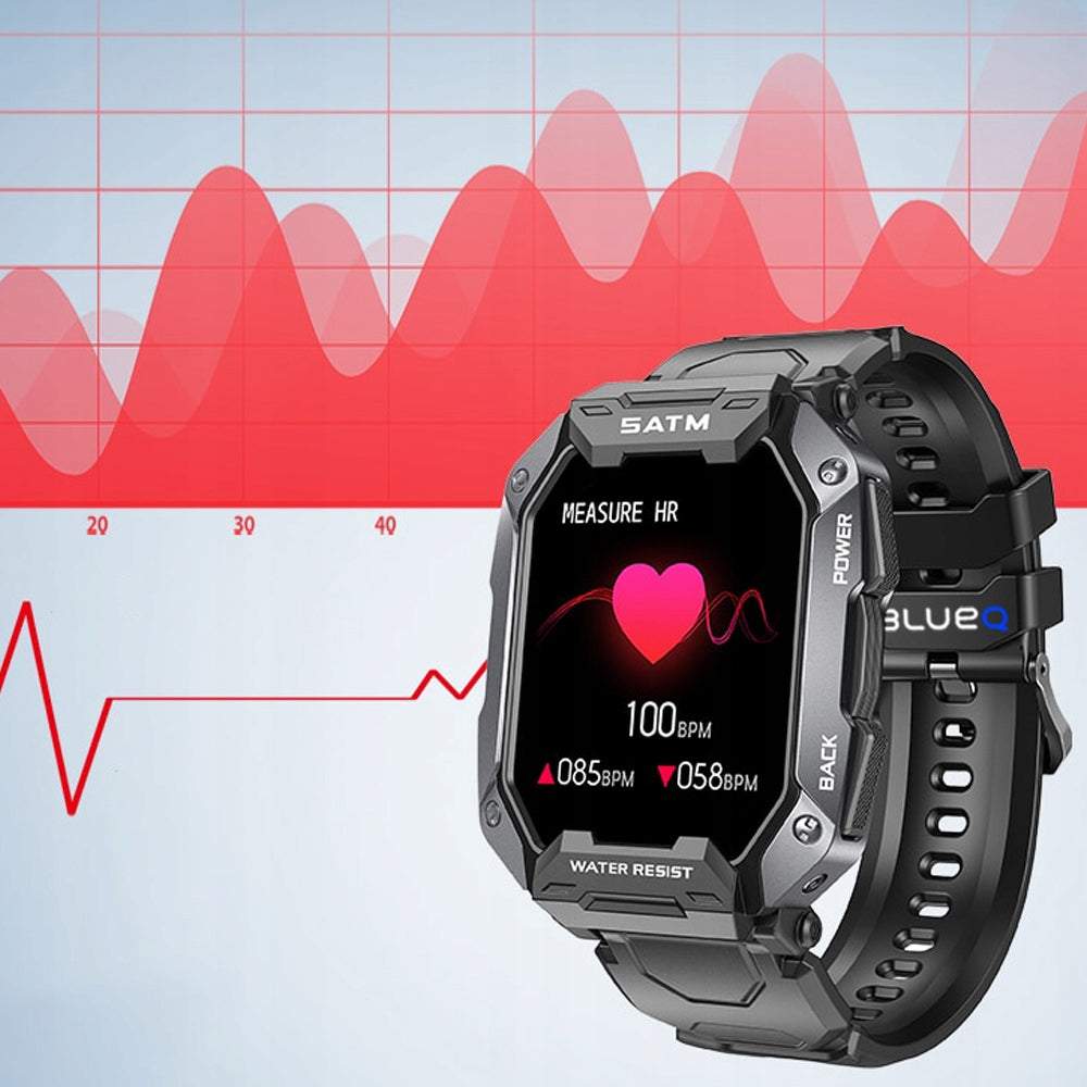 Viedpulkstenis SMART WATCH ARMY ūdensizturīgs, pedometrs, miega kontrole.