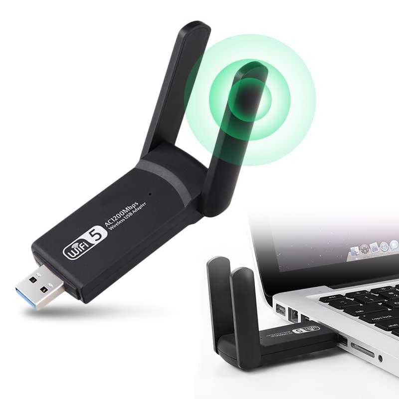 USB Wi-Fi adapteris 1200MBps dual wifi tīkla karte