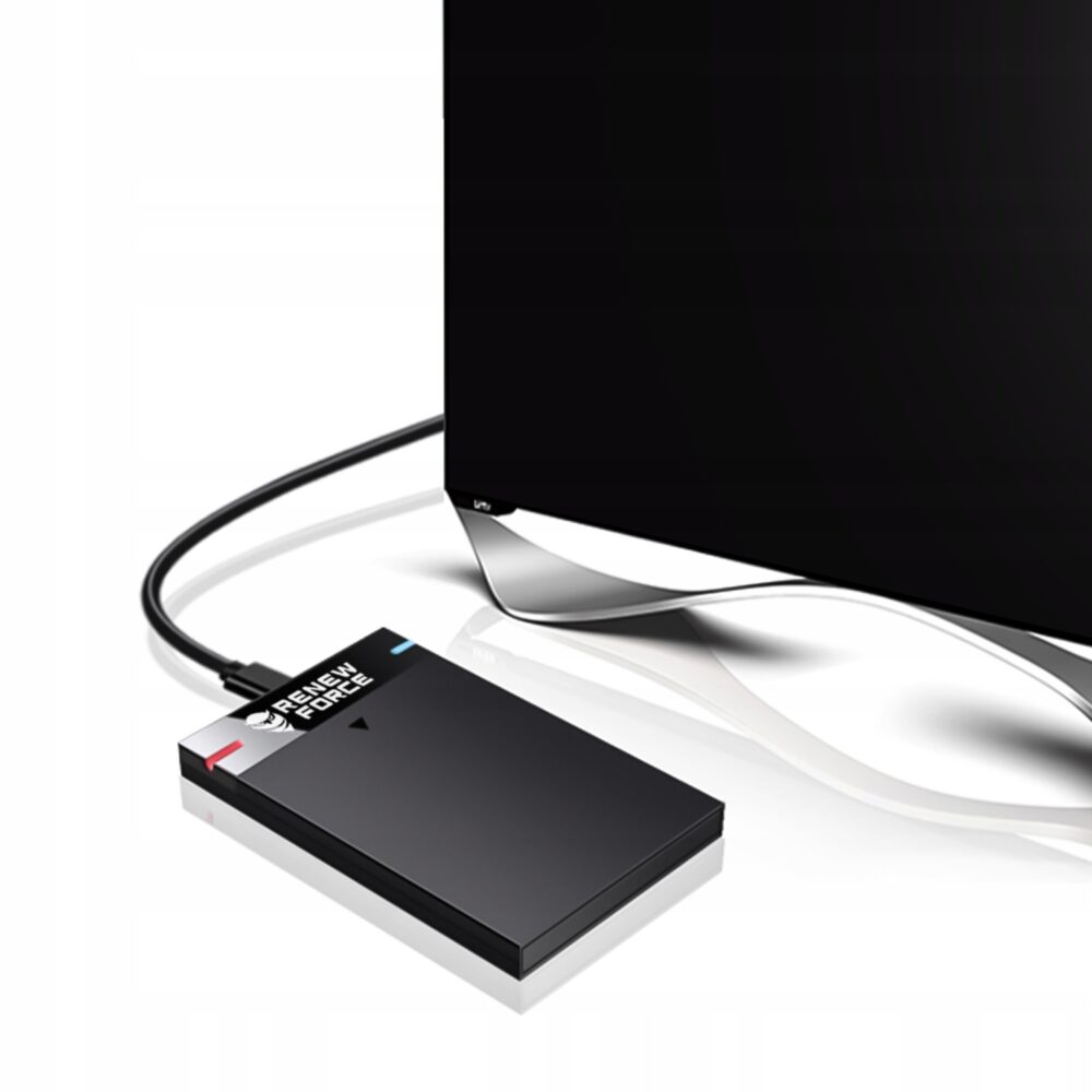 Diska korpuss melns USB 3.2 5GB