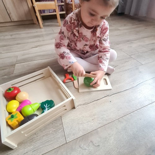 Koka dārzeņi griešanai