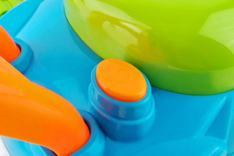 Rotaļu zāles pļāvējs ar burbuļiem