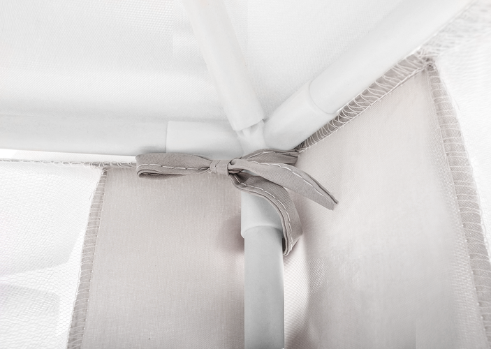 Bērnu telts pelēka-rozā