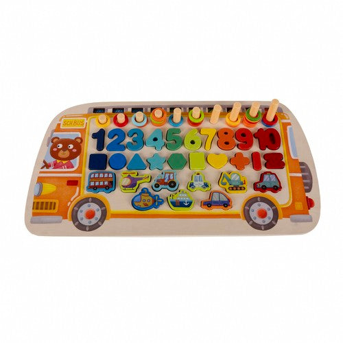 Koka puzle – šķirotājs 6in1