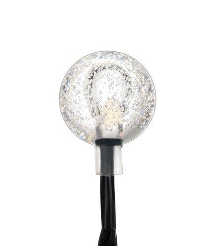 Āra lampa ar saules panel, 30 bumbiņasi IP65