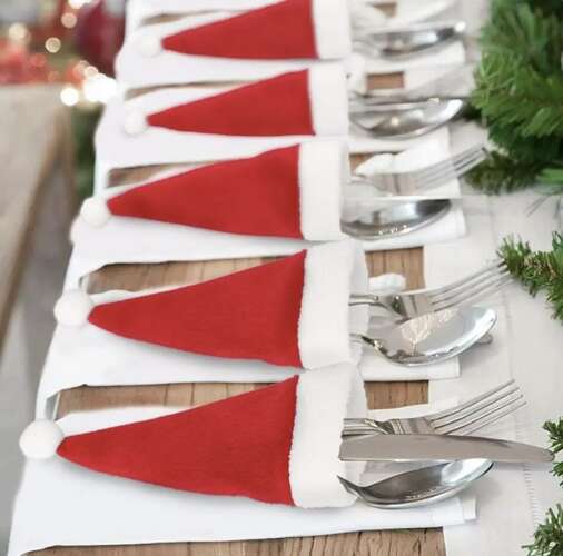 Galda piederumu kabatiņas – cepure, 12 gab