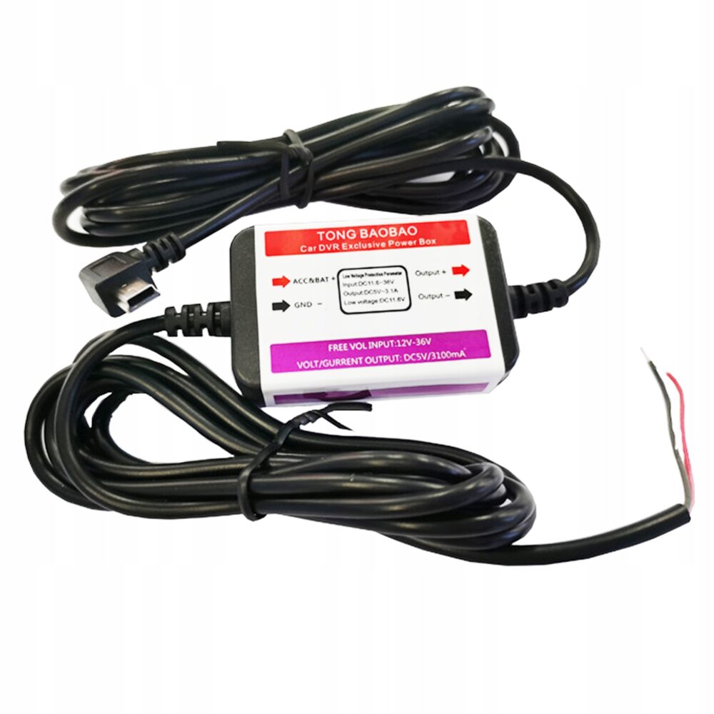 Barošanas vadi automašīnu kamerām