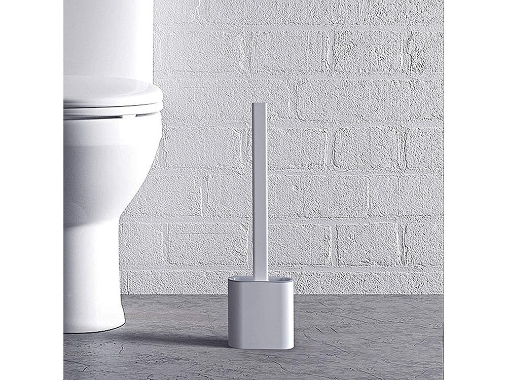 Silikona tualetes birste vannas istabai, hermētiska, pilna pamatne