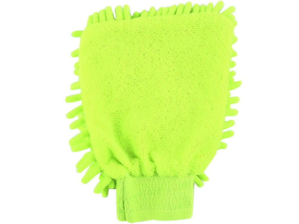 Mikrošķiedras auduma cimds automazgātavas tīrīšanai uz rokas