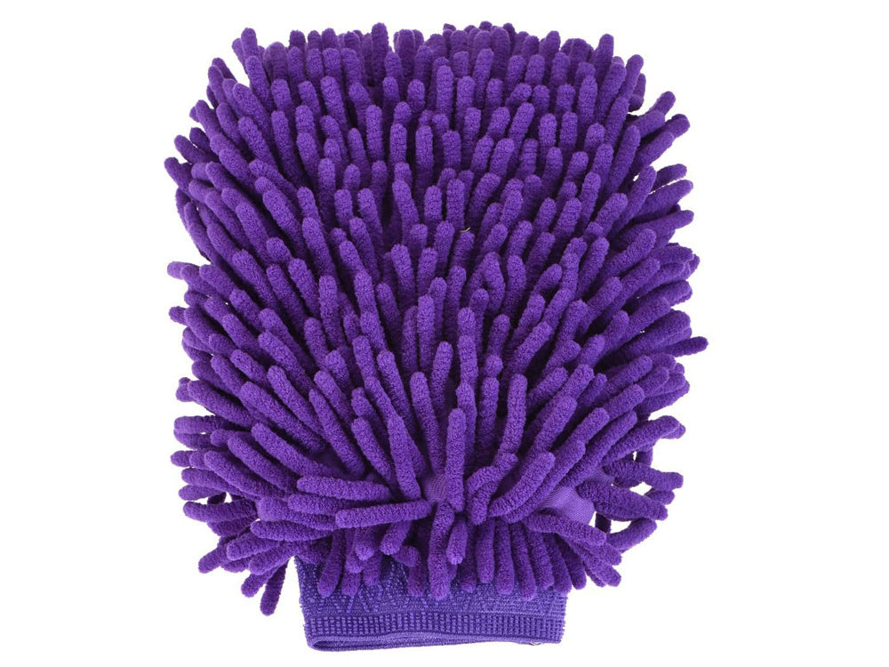 Mikrošķiedras auduma cimds automazgātavas tīrīšanai uz rokas