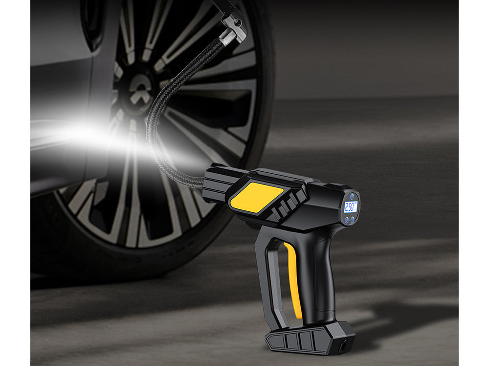 Automašīnas kompresors, riepu kompresors, bezvadu, pārnēsājams